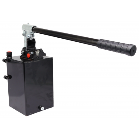 POMPA HYDRAULICZNA RĘCZNA JEDNOSTRONNA 25cm3 PRB + ZBIORNIK 7L